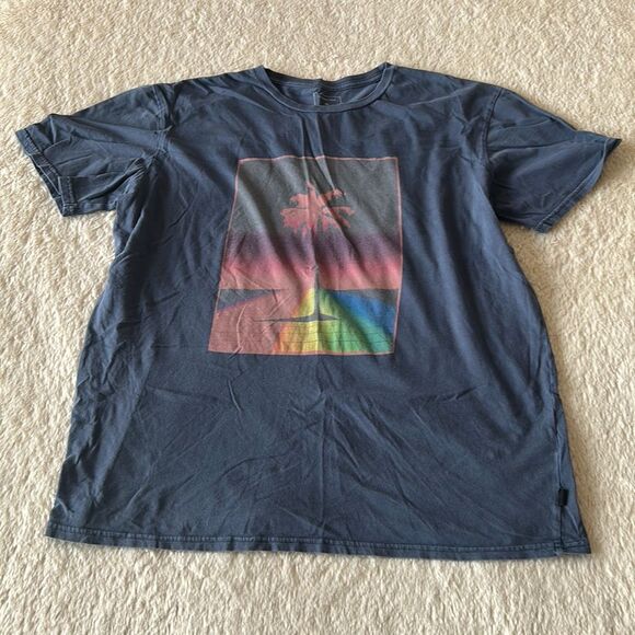 QuickSilver palm tree short sleeve shirt size xl - Picture 5 of 16